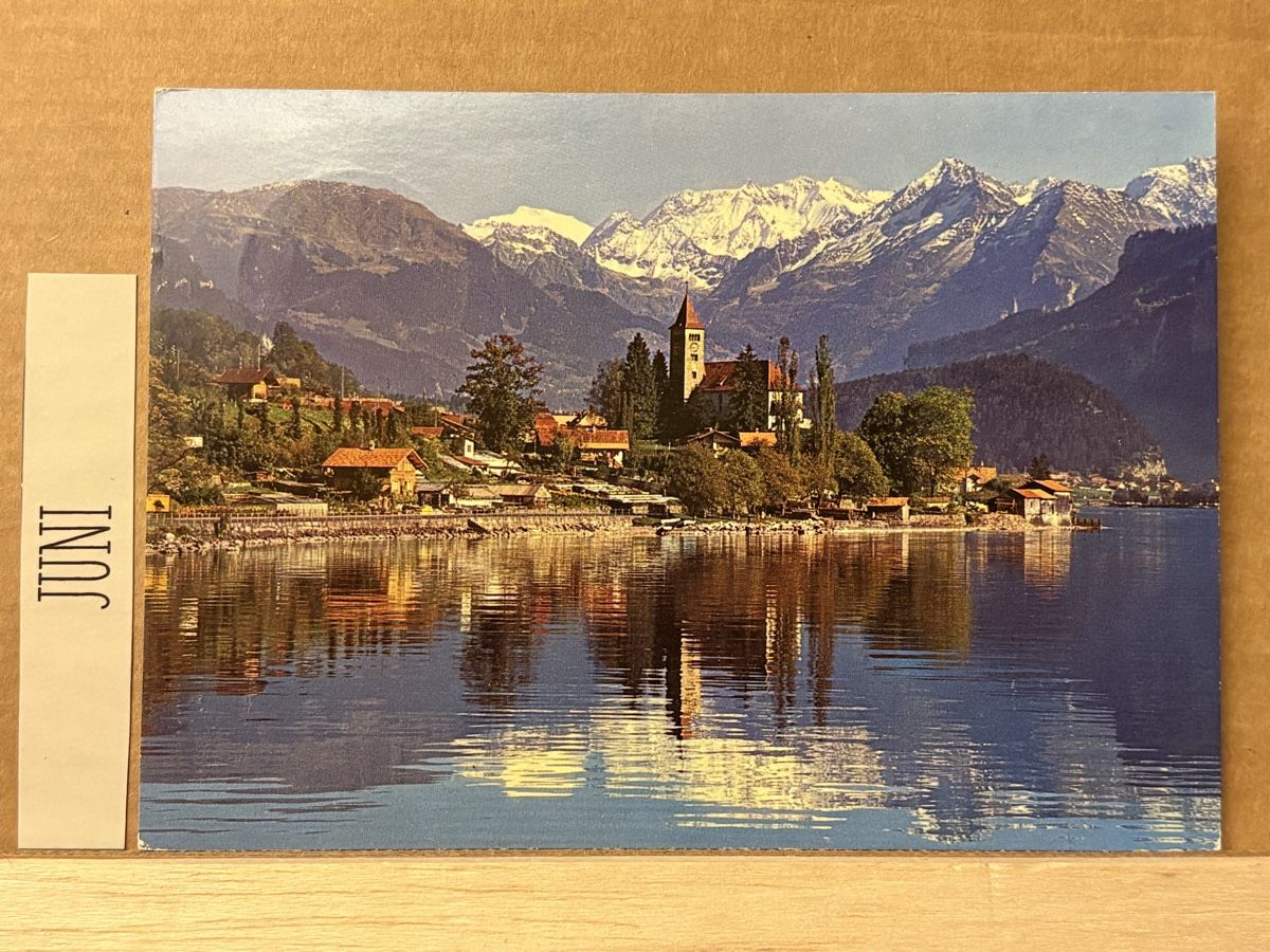 Cartoline postali: AK von Brienz mit Bergpanorama – Usato da Rümlang venduto da Kartenpost1