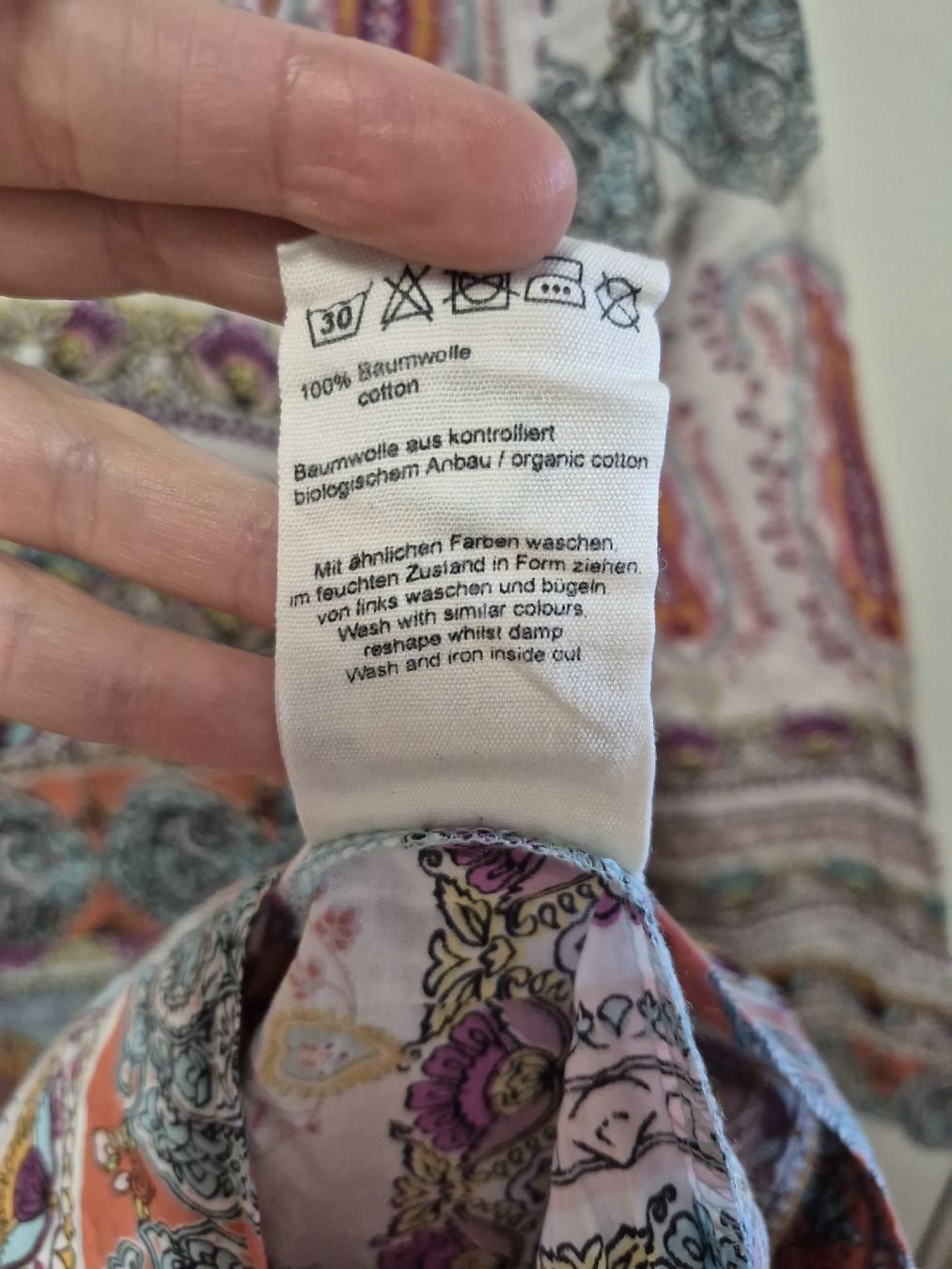 Deerberg Tuniche: Deerberg Tunika Gr.S, Bio Baumwolle, bunt, Muster – Usato da Merligen venduto da muss_haben 5