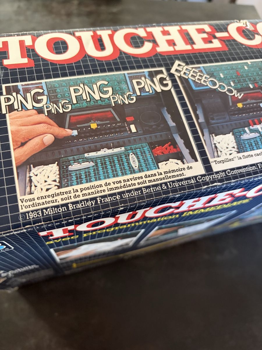 Giochi: 2 versions du Jeu Touche-Coulé Computer MB – Usato da Vallamand venduto da Bricbracbroc82 9