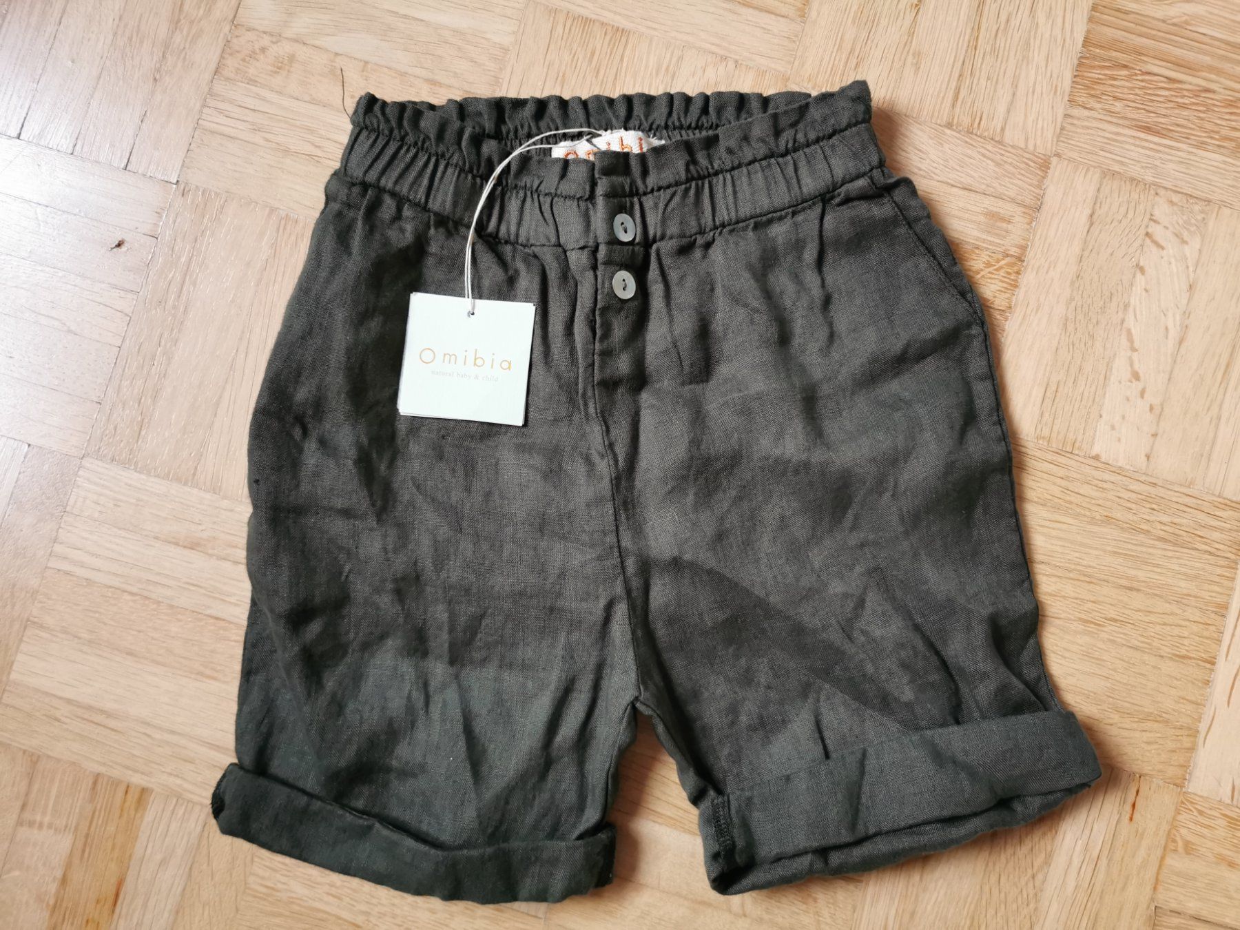 Pantaloni: Leinenshorts Omibia Gr. 98 (neu) – Nuovo e nell'imballaggio originale da Stäfa venduto da flamingo_17