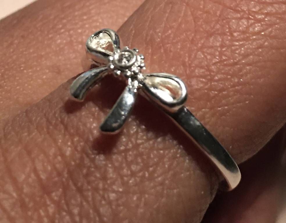 Thomas Sabo Anelli: Thomas Sabo Silberring Schleife mit echtem Diamant. Neu! – Nuovo e nell'imballaggio originale da Luzern venduto da inf_c7r2 3
