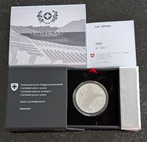 20 Franken 2026 Silber pp Lac Leman (Genfersee) Box