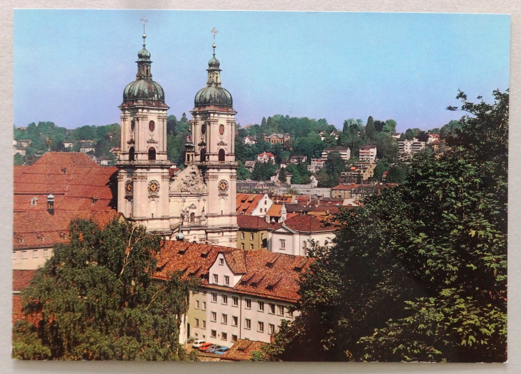 Cartoline postali: St. Gallen, Barock-Kathedrale – Usato da Fétigny venduto da Billy2miny