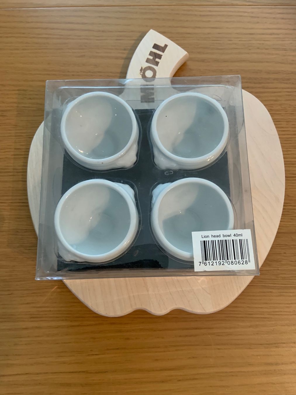 Ciotole: 4 -Lion Head-, Suppenschale, Schüsselchen 4cl. – Nuovo e nell'imballaggio originale da Zürich venduto da BlackSpark
