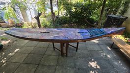 Stand-up Paddle aus Holz 3 teilig. Handgefertigt