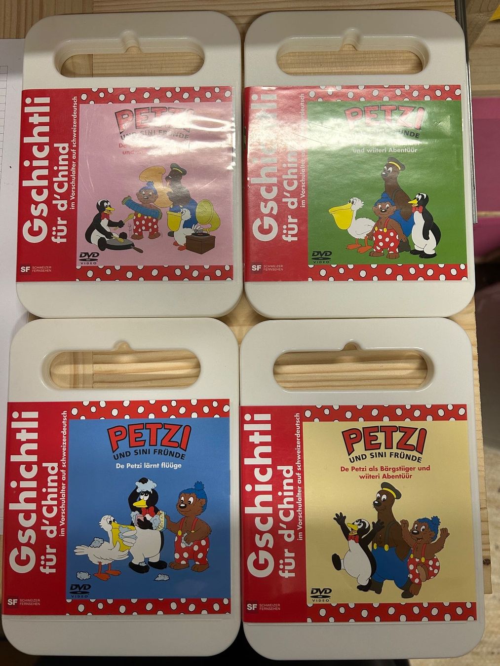 Alle DVDs: 4 DVDs Petzi – Gebraucht aus Bassersdorf von Winti8406
