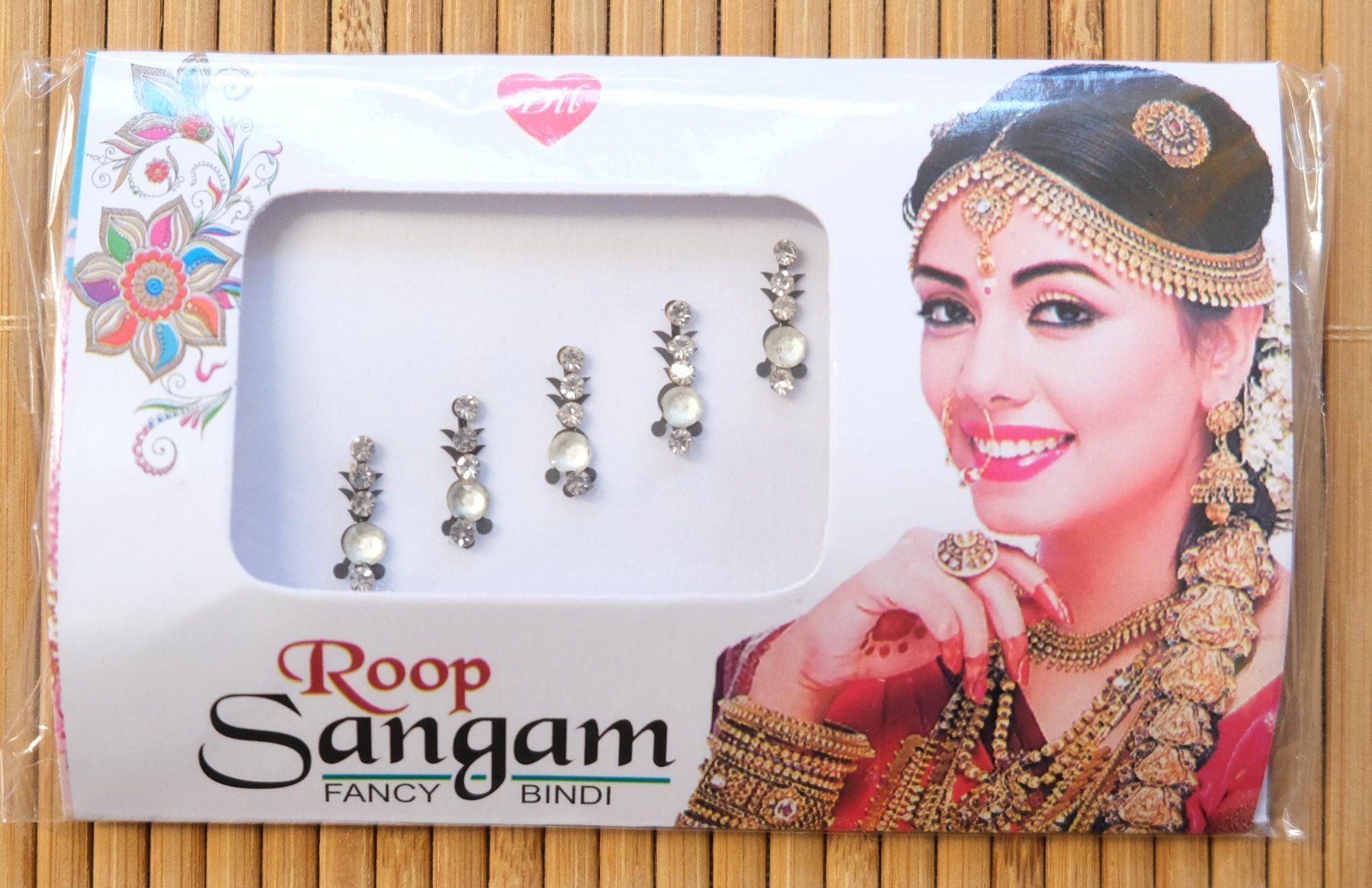 Make-up: Set 4x Bindi Stickers selbstklebender Gesichts Schmuck – Nuovo (secondo la descrizione) da Zürich venduto da Masala-Oase 1