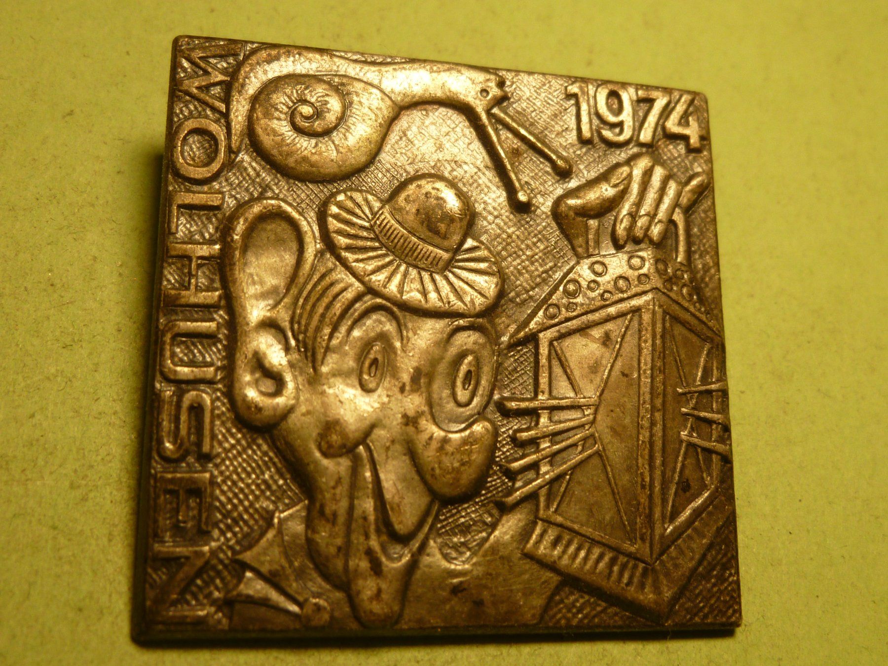 Plaketten & Abzeichen: WOLHUSEN  1974 SILBER – Gebraucht aus Ried (Muotathal) von Mandarin02