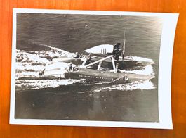 Foto 1939 Commandat Gorini auf Rennboot mit Flugzeugmotor !