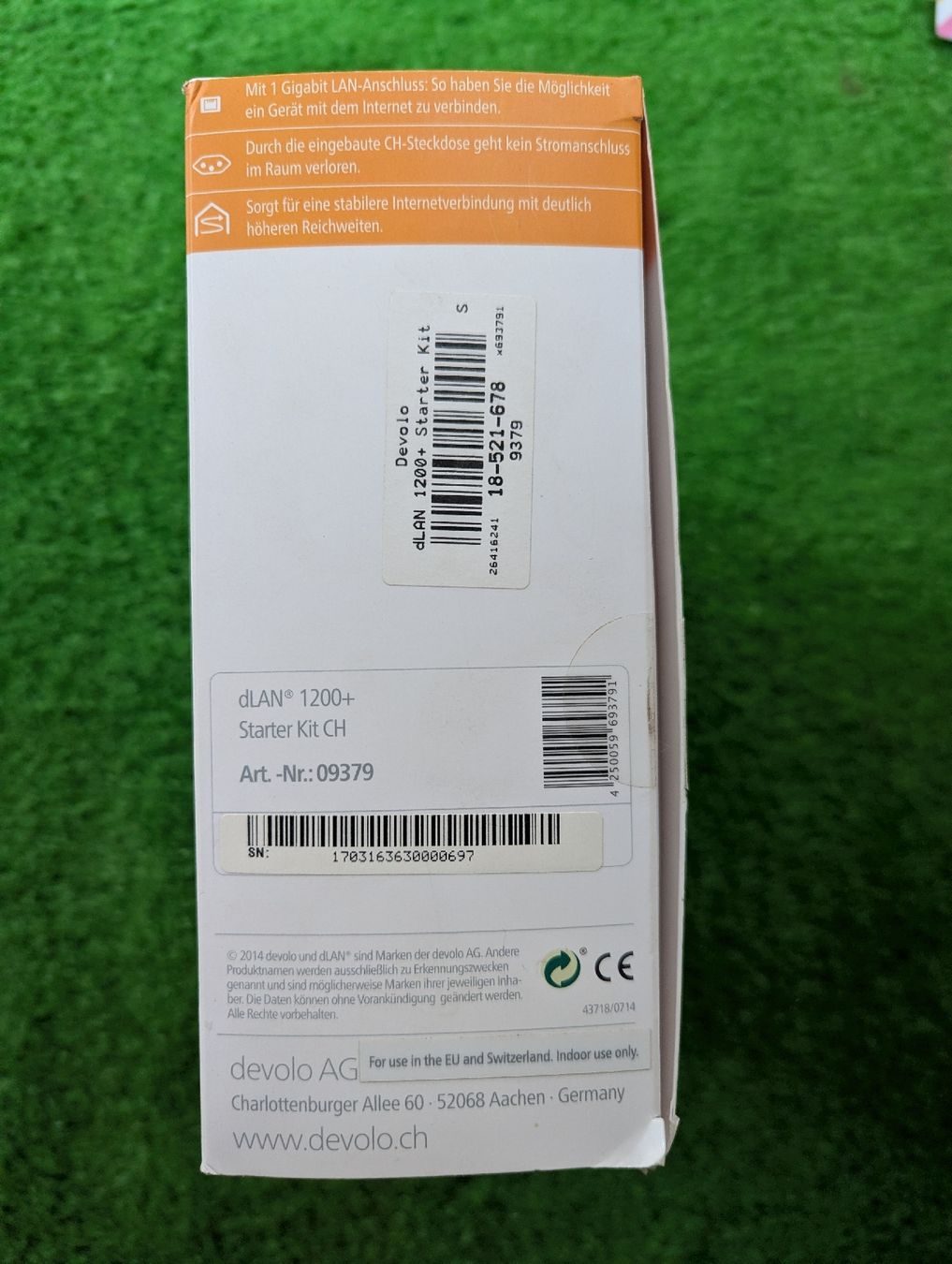 Devolo Wlan: kit CPL Devolo dLAN 1200+ Starter Kit Adaptateur Powerline L – Gebraucht aus Biel/Bienne von branusi 1