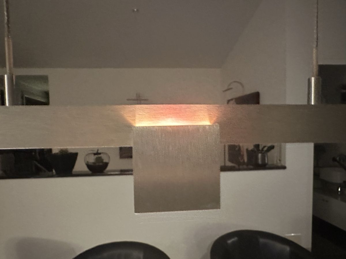 Lampen: Moderne Design Hängelampe, dimmbar, Edelstahl – Gebraucht aus Wettswil von haddy91 6