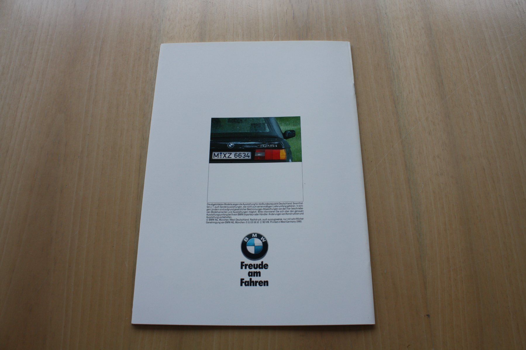BMW Documents: BMW 3er Cabrio Prospekt 1990 – D'occasion à Wikon par erwin400 8