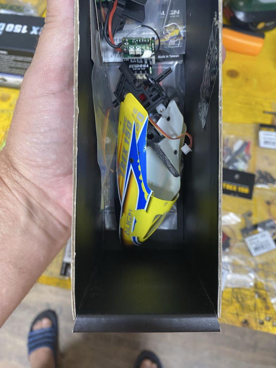 Align RC Kits de montage: 2x Trex 150 mit vielen Ersatzteilen  – D'occasion à Wahlen b. Laufen par speedmichl 6