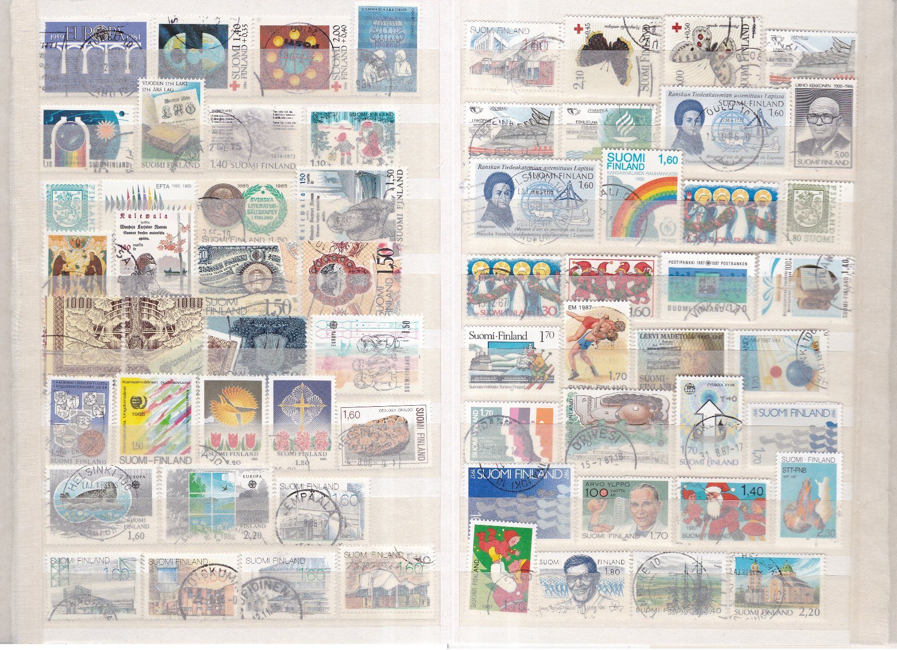 Tutti i francobolli: Briefmarkensammlung "Finnland" – Usato da Münchwilen AG venduto da Nesar 6