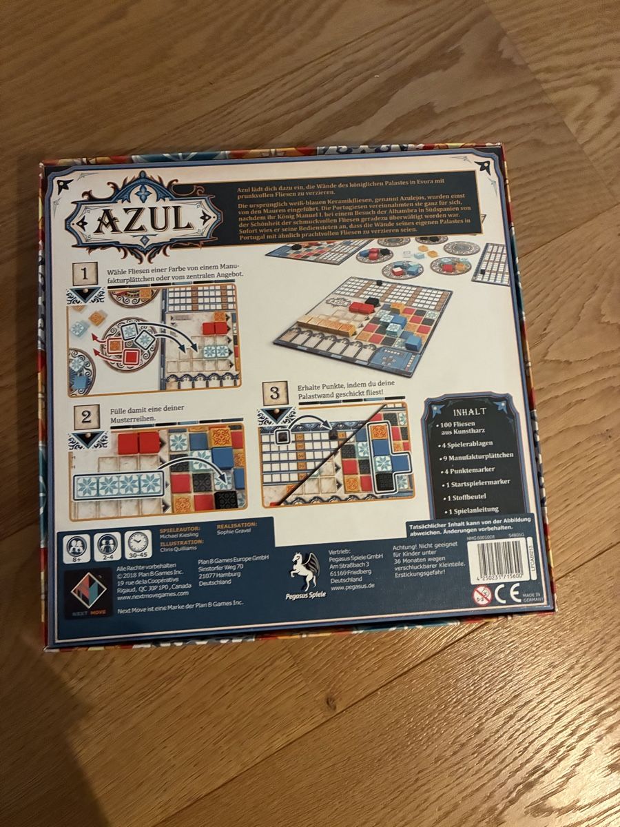 Spiele: Azul Spiel – Neu und originalverpackt aus Paspels von giu_vt7p 1
