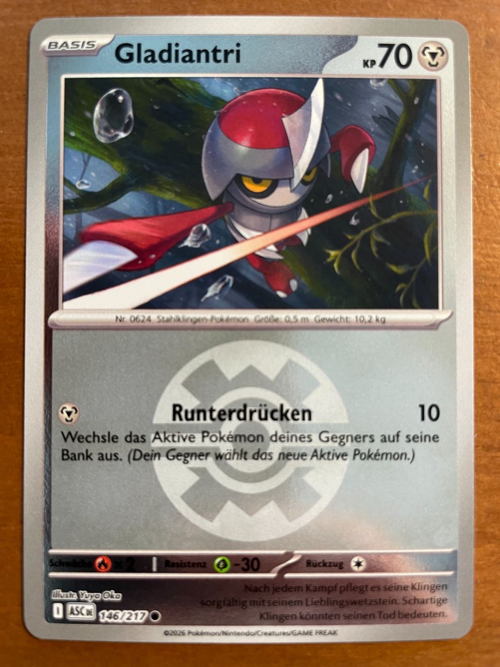Pokémon Sammelbilder & Trading cards: Pokemon Gladiantri Reverse (Versand gratis) – Neu (gemäss Beschreibung) aus Chur von Angerson