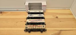 4er Set Märklin 00767-07 + 48171 + 46201 + 46206 Bier -Wagen