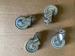 4er Set gebrauchte Lenkrollen