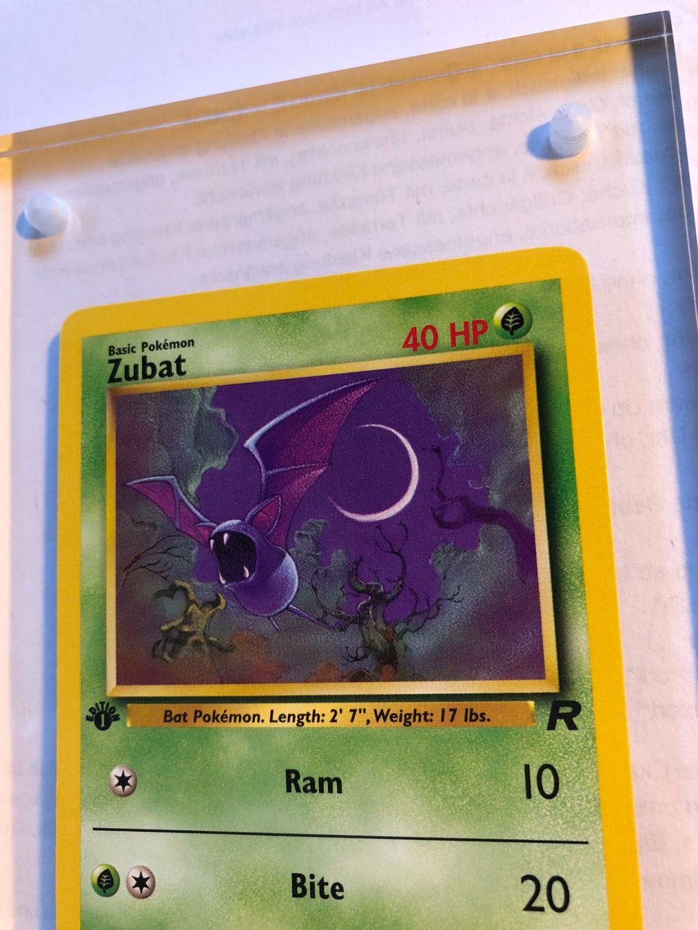 Sammelbilder & Trading cards: Zubat 1st Team Rocket - MINT - ab 1.- – Gebraucht aus Giubiasco von dan_pr8b 3