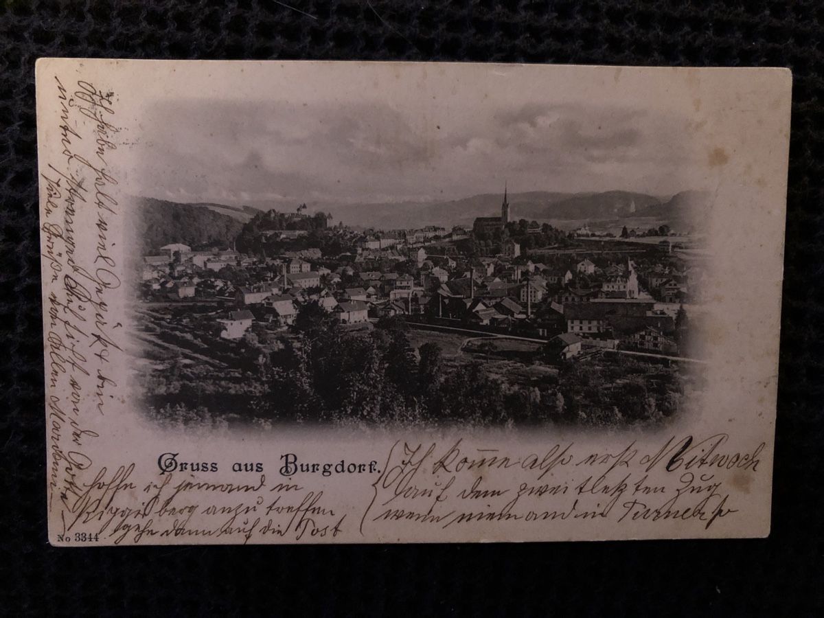 Ansichtskarten: Ansichtskarte Burgdorf – Gebraucht aus Näfels von fritzjk