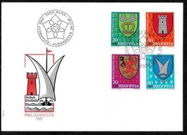 FDC Pro Juventute Serie 1981 J277 - J280 ET Bern 26.11.1981