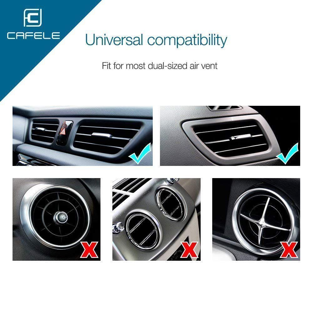 Tutti pezzi di ricambio auto: Support Natel aimant grille ventilation CAFELE très puissant – Nuovo e nell'imballaggio originale da Morges venduto da Carskin 3