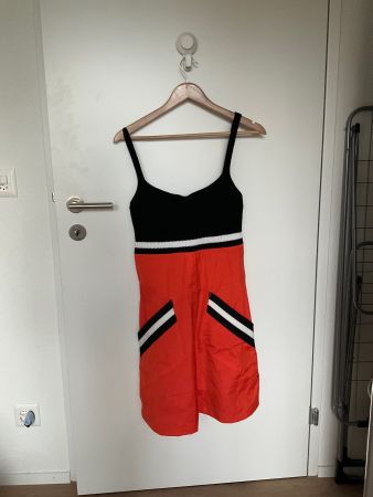 Marc Cain Kleid Orange/Schwarz Gr.N4