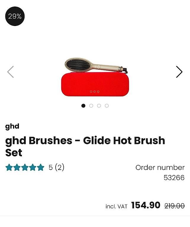 Altro per la cura dei capelli: ghd glide smoothing hot brush – Usato da Jona venduto da Sunshine0137 3