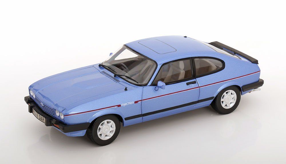 Ford Capri MK III 2.8 Injektion RHD 1984 blaumetall 1/18 NEU (Neu und ...
