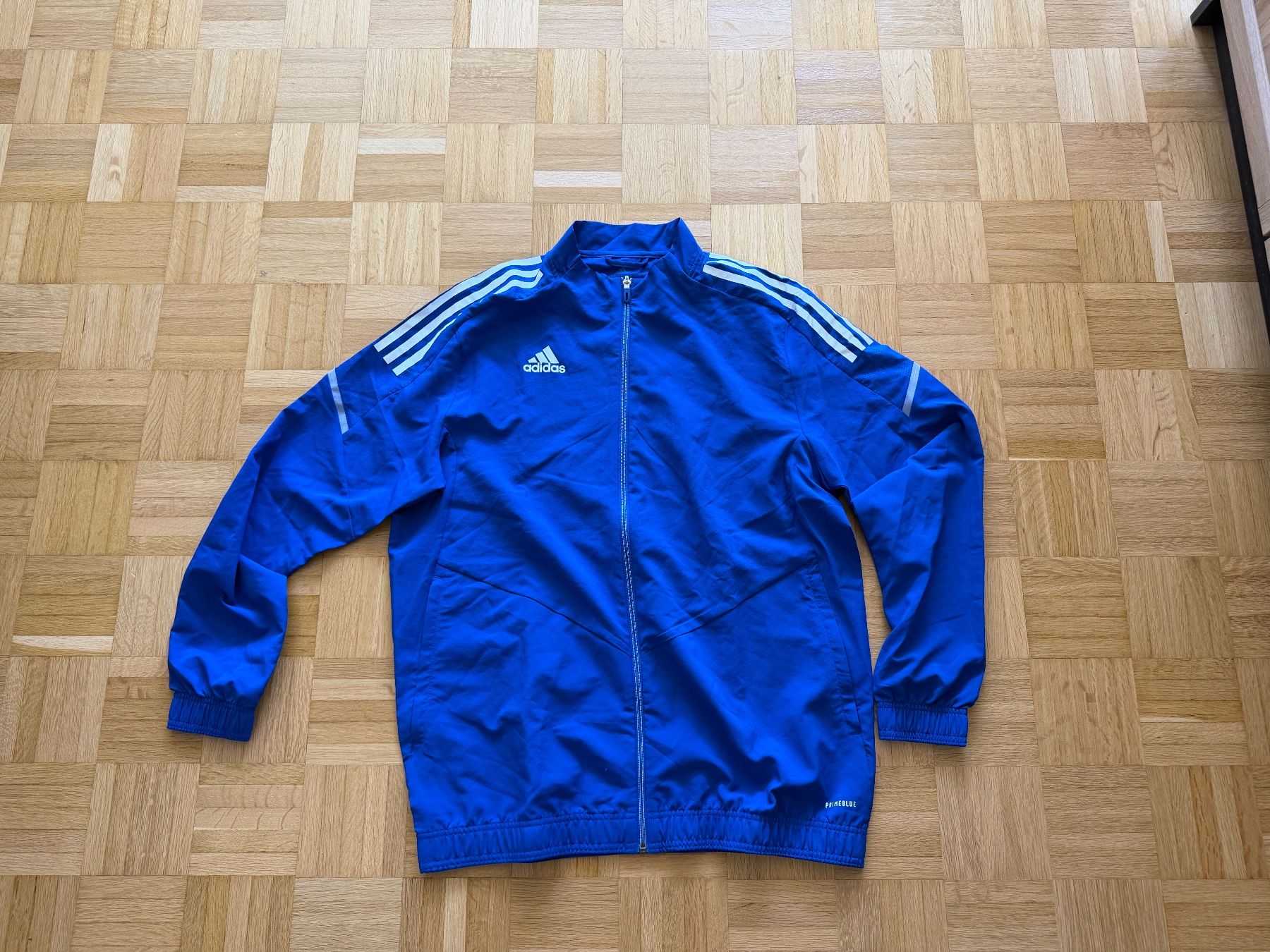 Adidas Pullover & Sweatshirts: Adidas Trainingsjacke, blau, Grösse L – Gebraucht aus Riehen von Kpl_Oberloescher 2