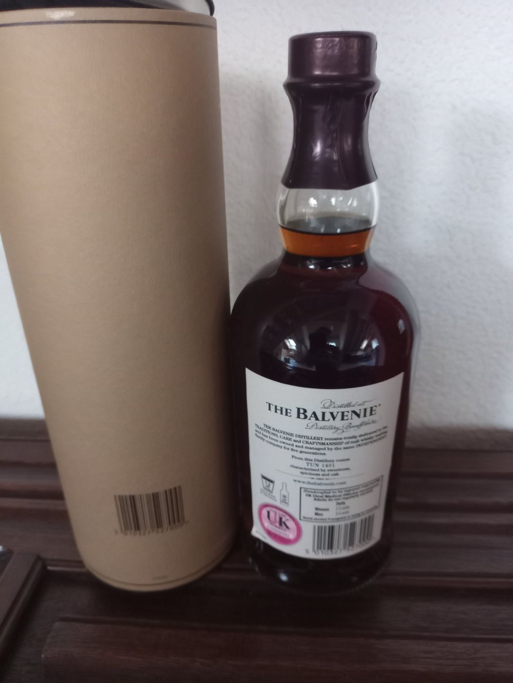 Balvenie Bevande alcoliche: Balvenie Tun 1401 Batch No 5, mit UK-Label – Nuovo e nell'imballaggio originale da Spiez venduto da egonolsen 1