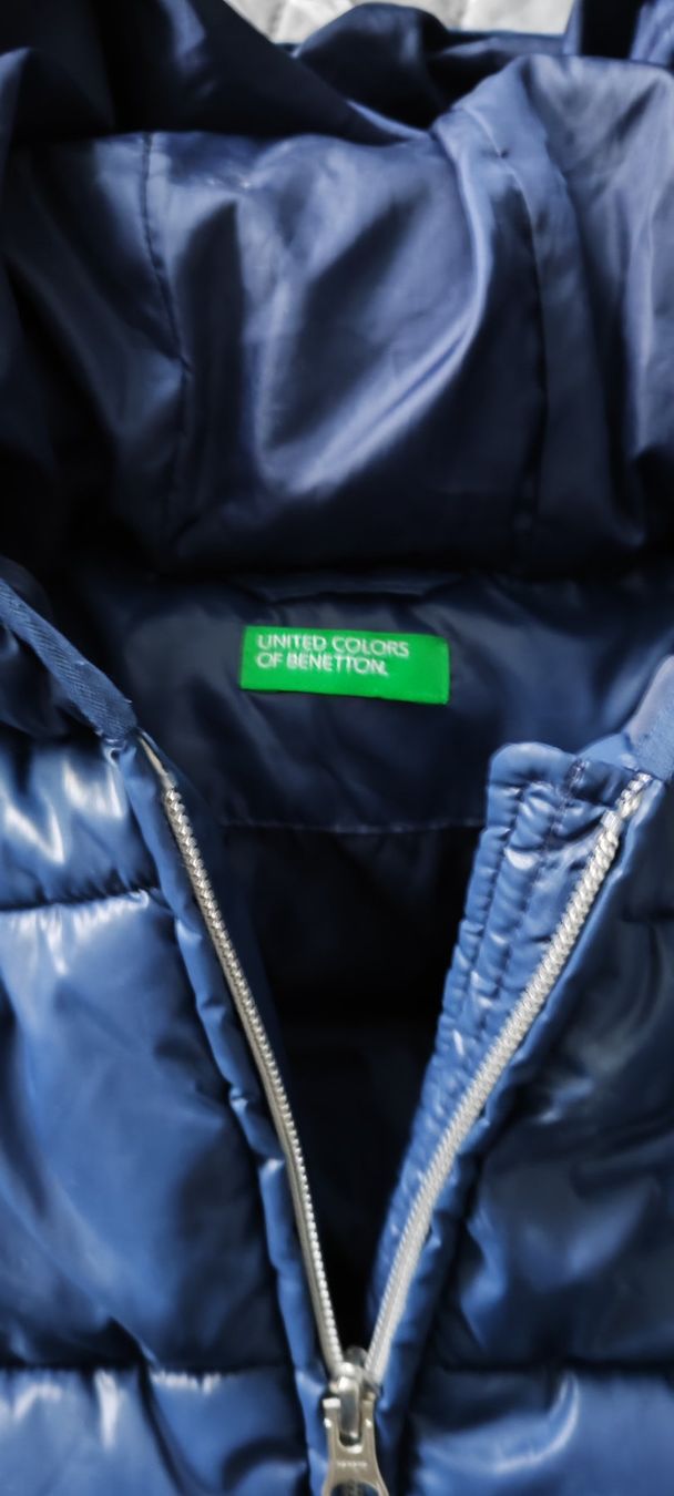 Benetton Jacken & Mäntel: Benetton Winterjacke, dunkelblau,Gr.150 – Neu (gemäss Beschreibung) aus Chur von djovanna 1