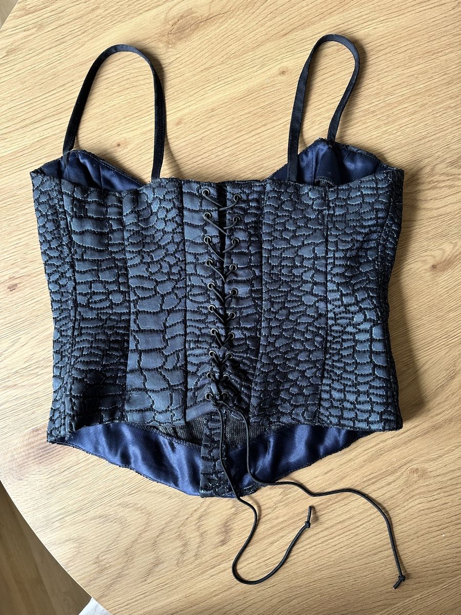 Top: Snake effect corset top, size S-M – Usato da Bern venduto da nita_l 2