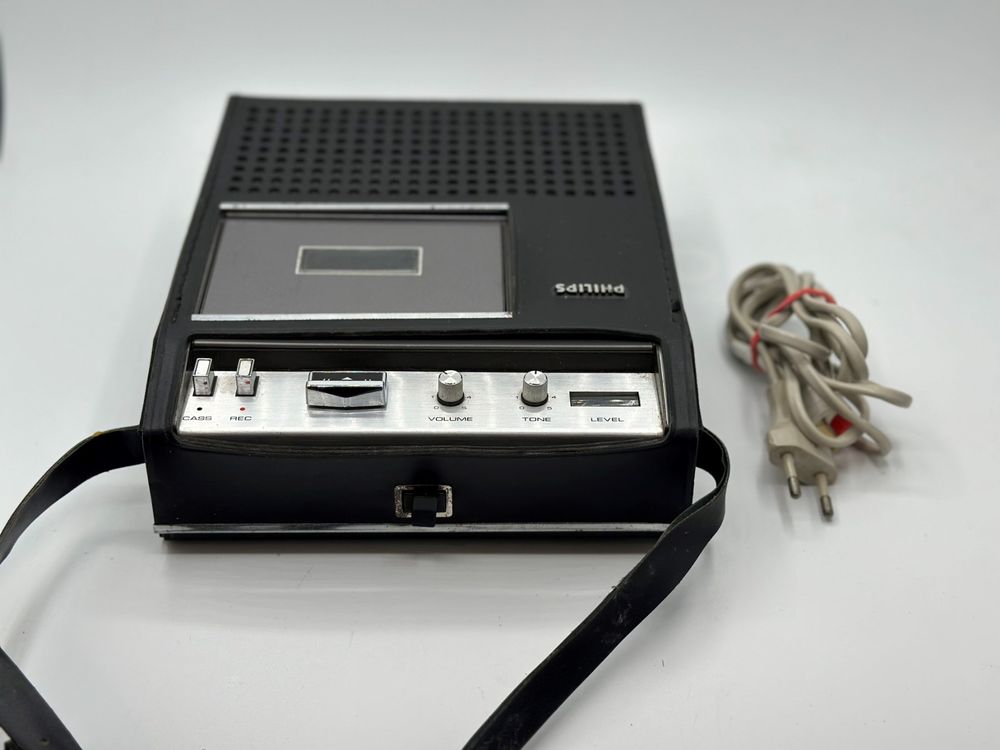 Magnétophone à Cassette Philips D6350 Avec Contrôle De Vitesse Pitch - Lecture/Enregistrement - Occasion