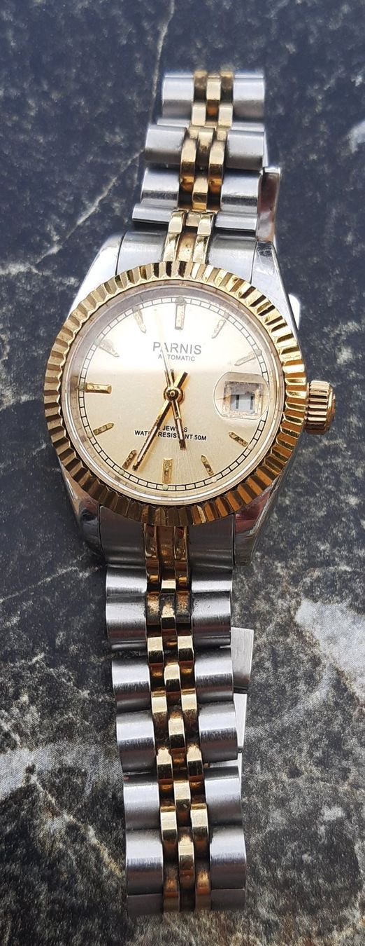 Parnis Orologi: Damenuhr - Parnis Datejust Hommage - Automatic – Usato da Mettendorf TG venduto da Ricardo-Bazar 6