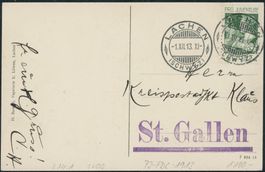 1913 - Pro Juventute - FDC ET