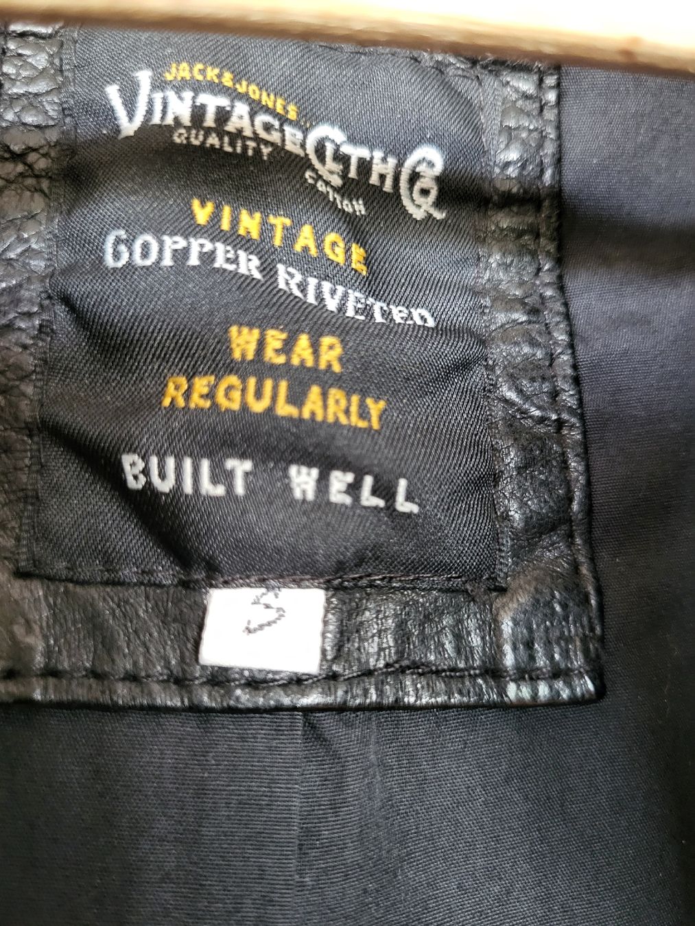 Jack & Jones Giacche: Dunkelbraune Herren Lederjacke, Jack&Jones, Gr. S – Usato da Dietikon venduto da MERXITUS 3