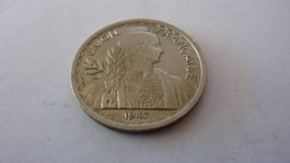 Münze aus Vietnam : 1 Piaster 1947 , vorzüglich