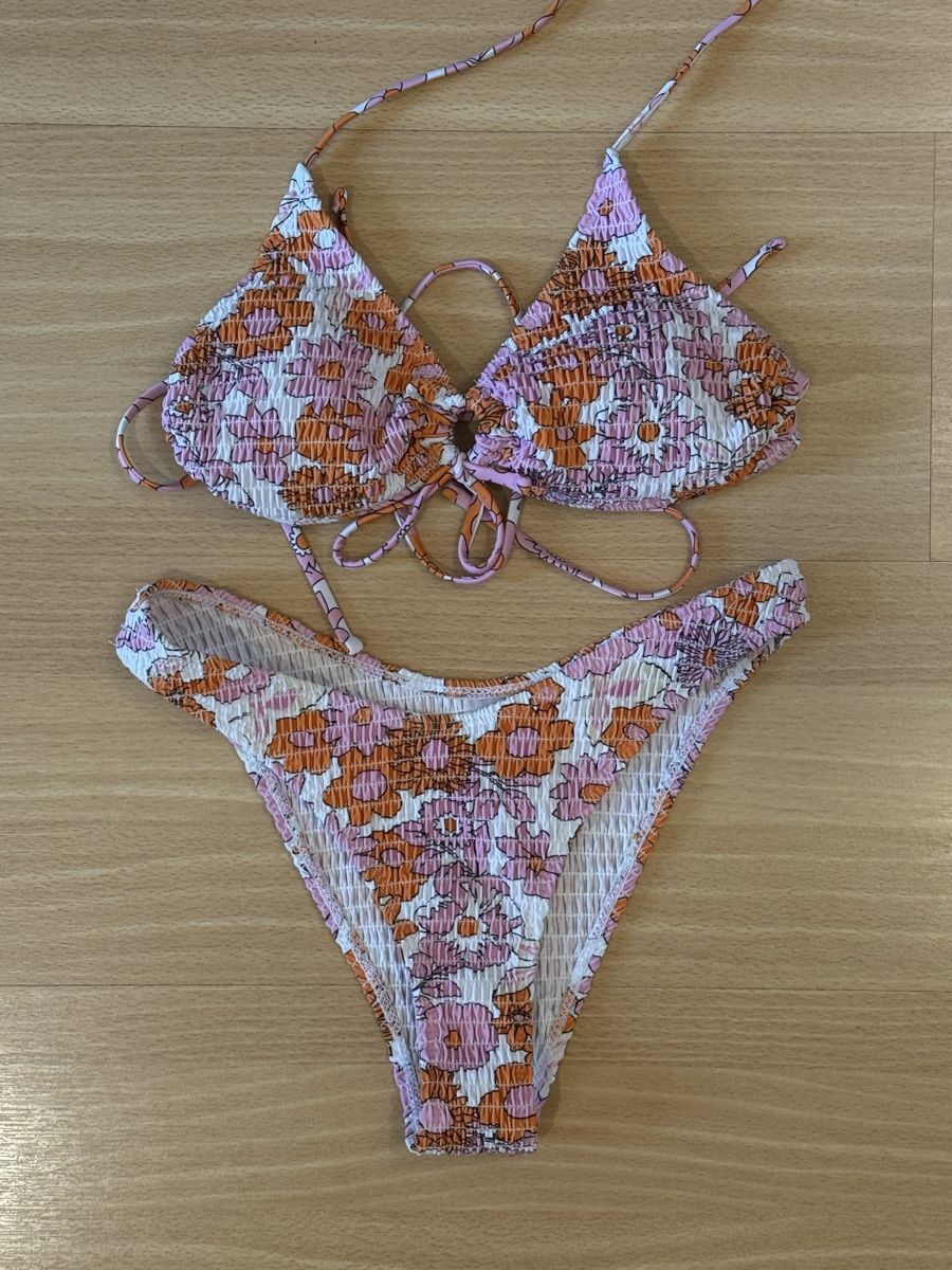 Costumi da bagno & Bikini: Gemusterter Bikini, Grösse S  – Usato da Luzern venduto da vqu_8gks