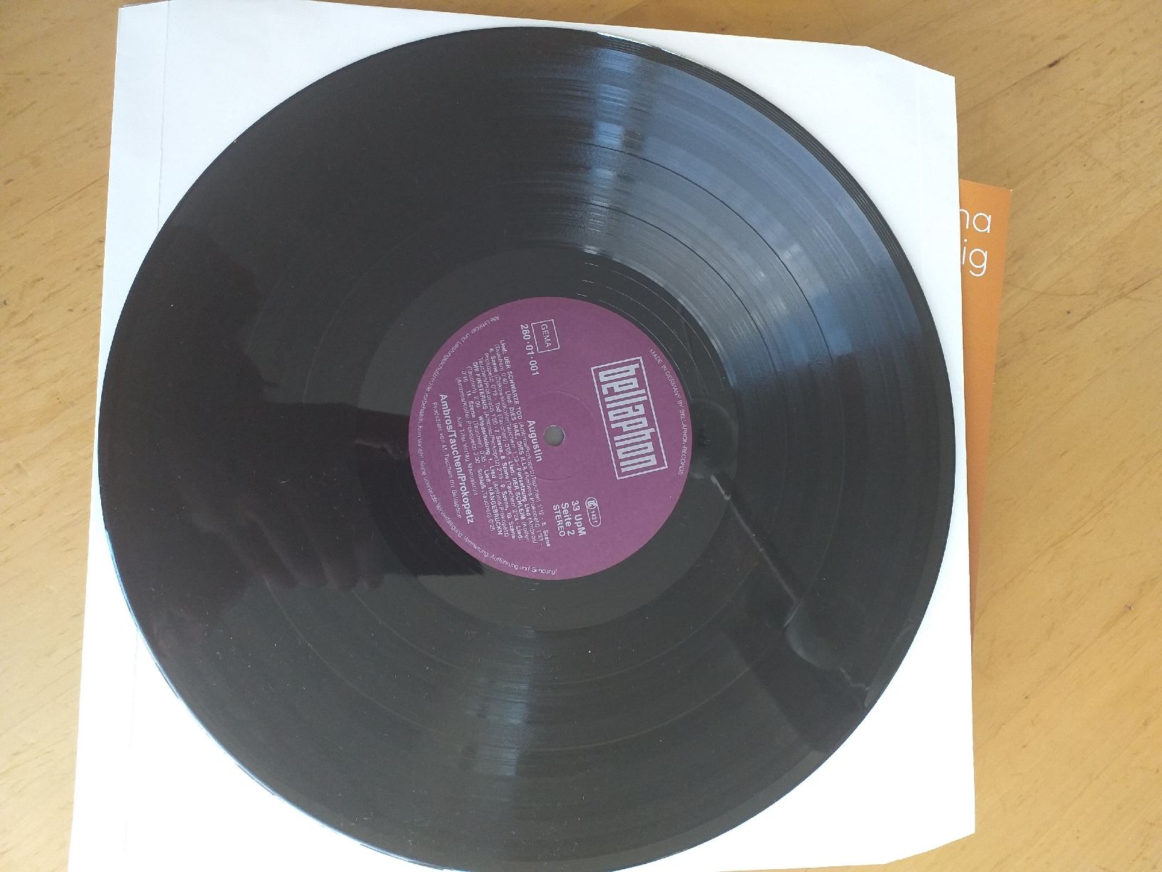 Dischi in vinile: Ambros Tauchen Prokopetz "Augustin" – Usato da Zürich venduto da markus234 4