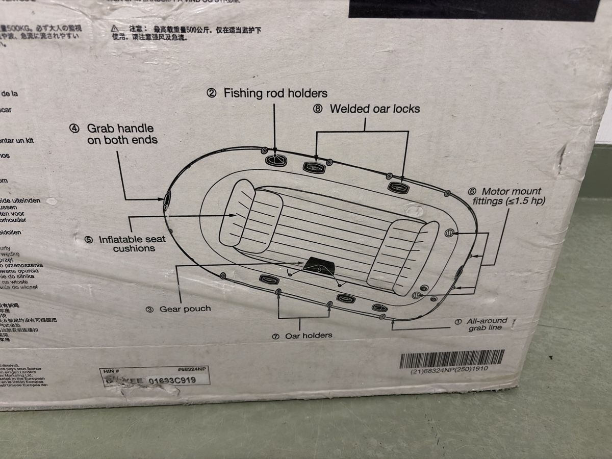 Boote: INTEX EXCURSION 4 Boot Neu – Neu und originalverpackt aus Lätti von Oskary 2