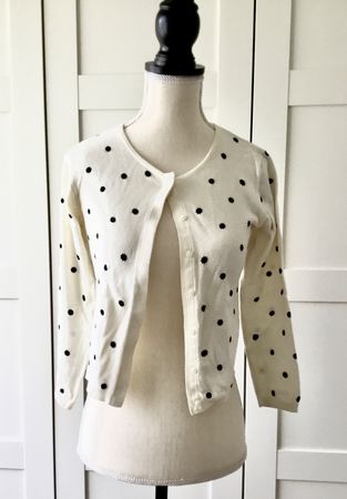 Süsse Strickjacke Pünktchen Polka☀️ 128