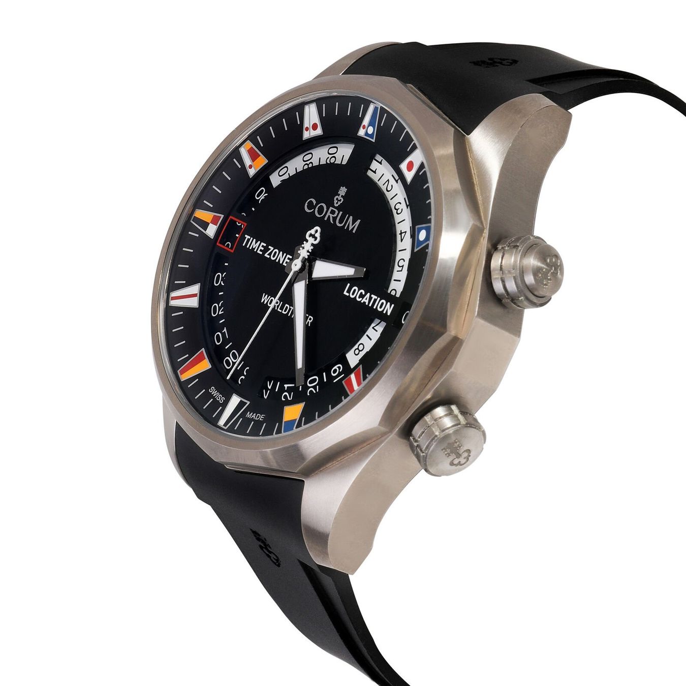 Corum Orologi: *** Corum Admiral " Worldtimer " automatic *** état neuf *** – Nuovo (secondo la descrizione) da Sierre venduto da imaginations 8