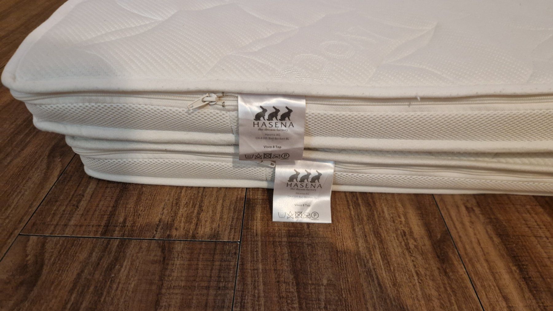 Hasena Matelas: Hasena Visco 8 Topper 2 x 90 x 200 cm – D'occasion à Langenthal par Noxwell 1