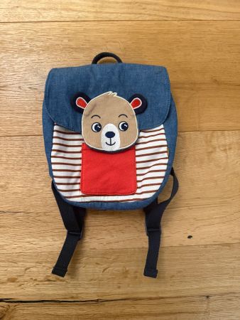 Kinderrucksack Teddybär 🐻 Denimmix, frisch & fröhlich fü...