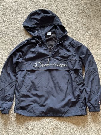 CHAMPION Jacke, Windbreaker, Schwarz, Gr. M, Top Zustand!