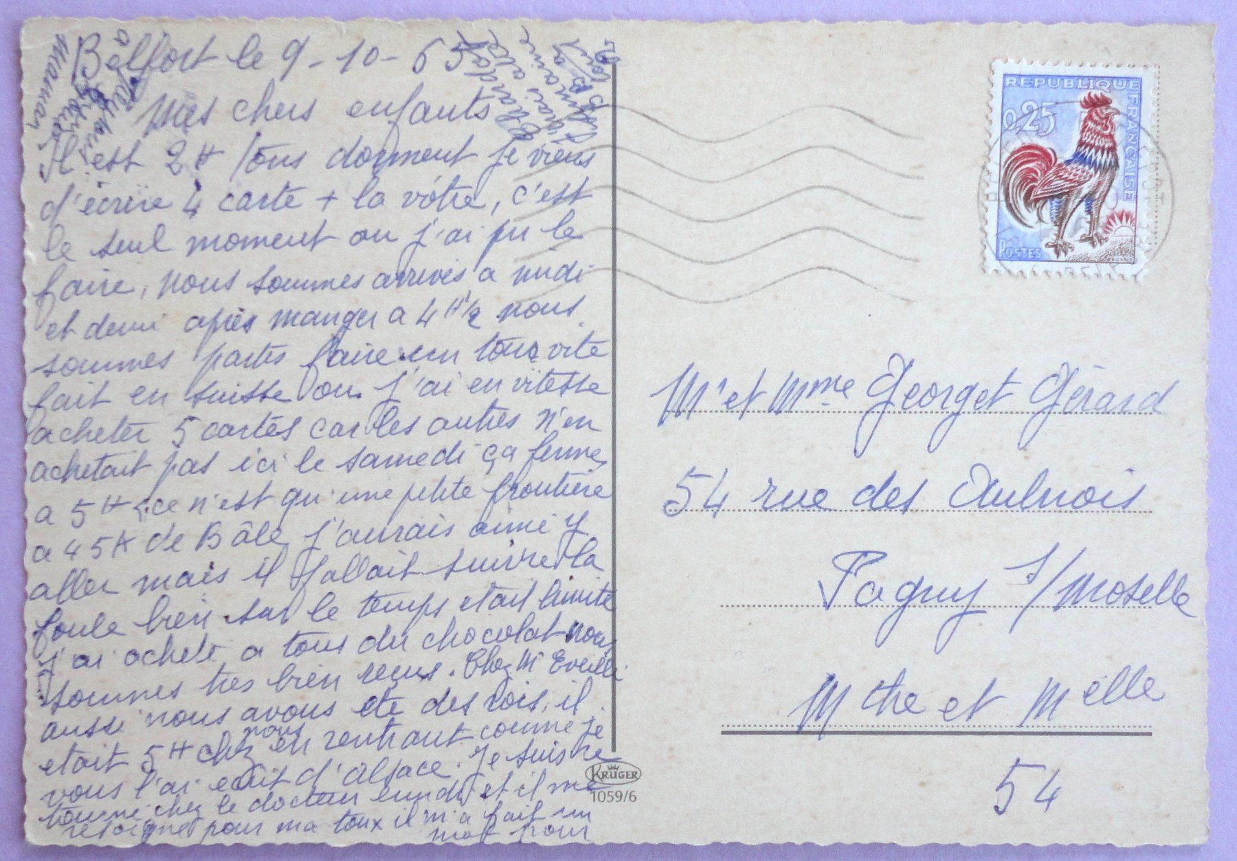 Ansichtskarten: Souvenir de Vevey – Defekt aus Fétigny von Billy2miny 1