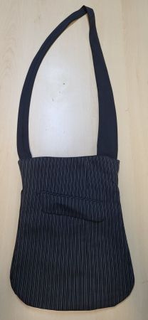 Upcycling Tasche  Unikat Handgemacht Nadelstreifen