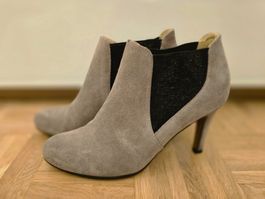 Bottines grises en daim Eram, taille 38