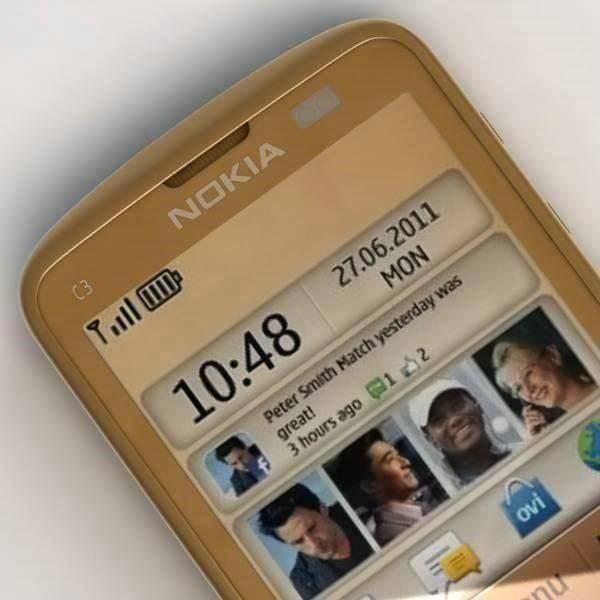 Nokia Handys / Smartphones: Nokia C3-01 Touch und Type * Gold Edition – Neu (gemäss Beschreibung) aus Chur von elektronikmarkt 6